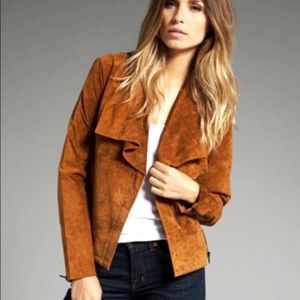 BB Dakota Suede Jacket. Motorcycle. 100% Leather.